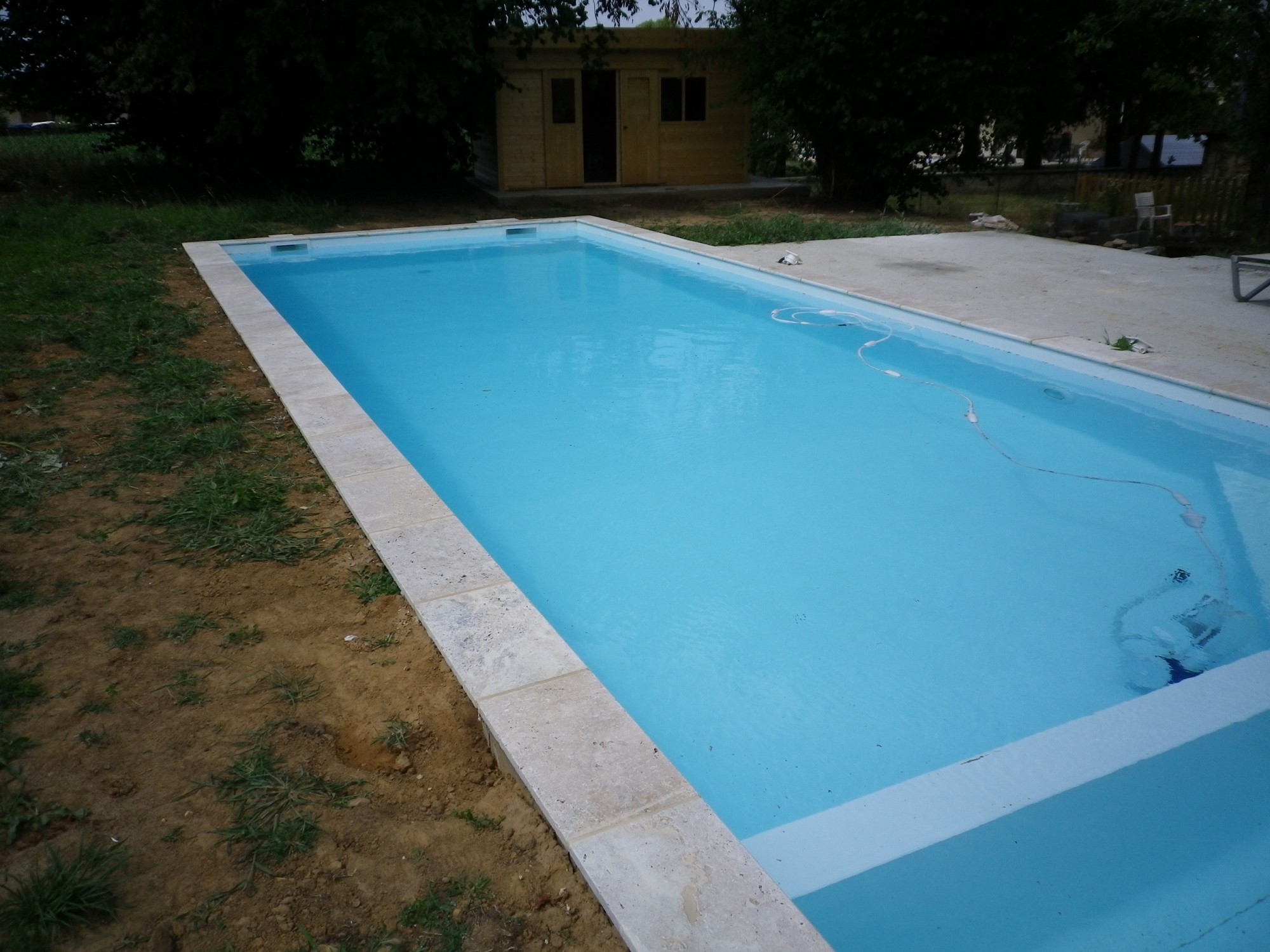 piscine de 11,00 m x 4,00 m